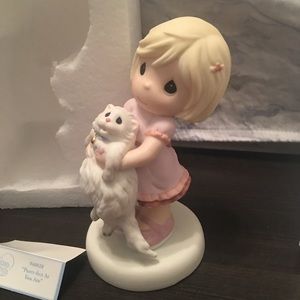 Precious Moments Cat Figurine